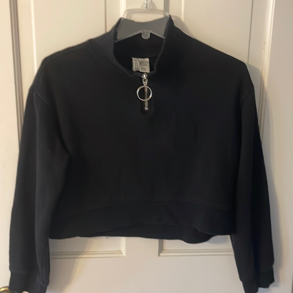 Women’s Crop sweatshirt quarter zip